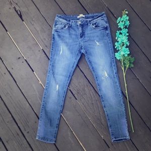 Forever 21 Distressed Skinny Jeans